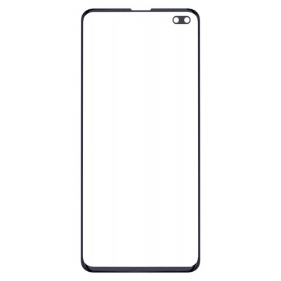 Front Glass for Samsung Galaxy S10 Plus - Black - Image 3